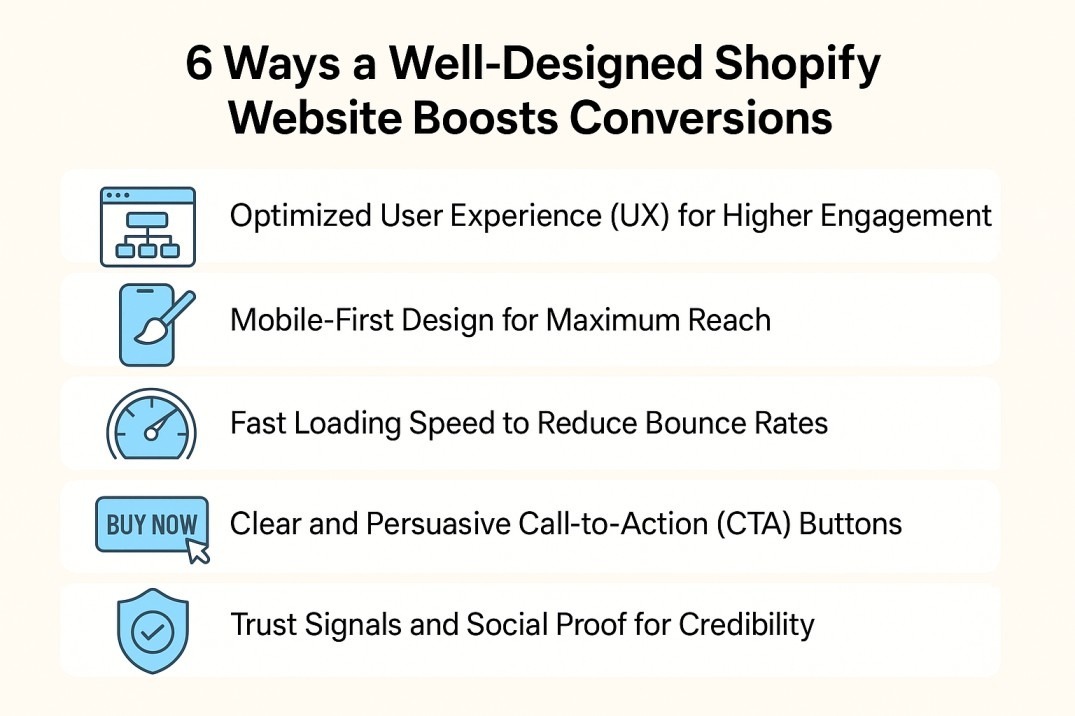 6  Ways a Well-Designed Shopify Website Boosts Conversions